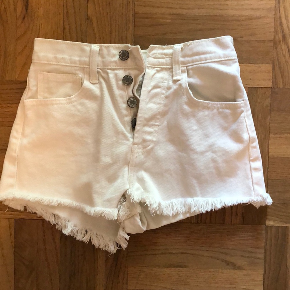 denim shorts